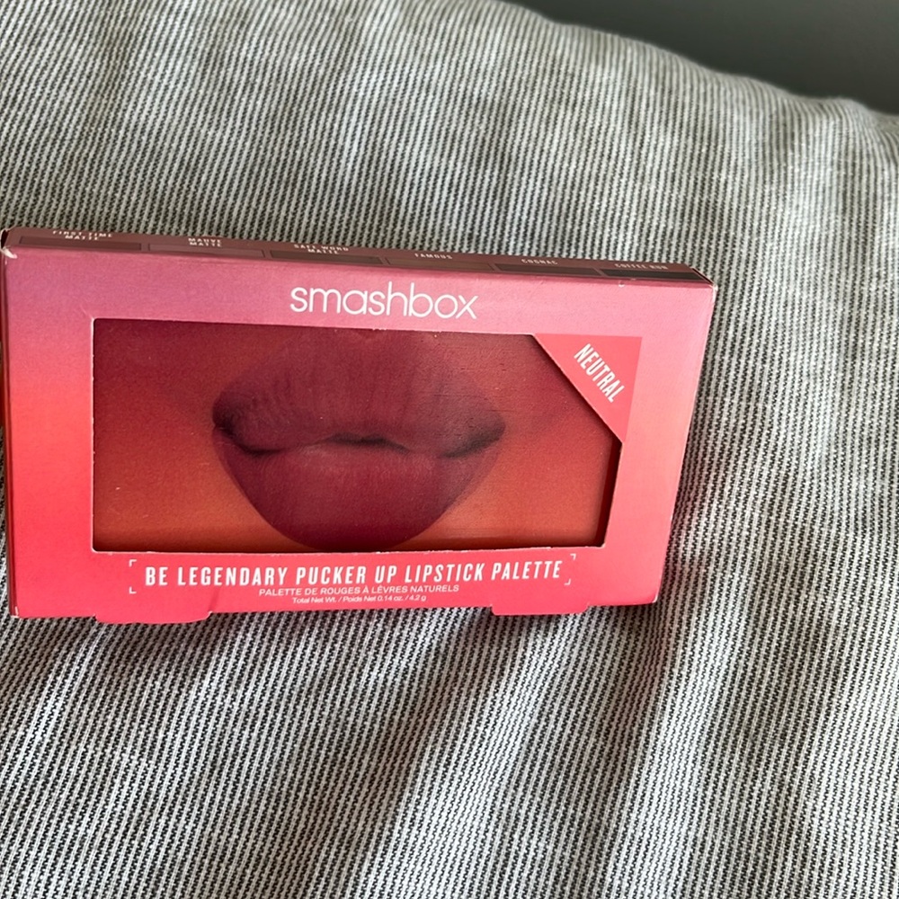 💙3/$30• ♥️ SMASHBOX BE LEGENDARY PUCKER UP LIPSTICK PALETTE 🎨